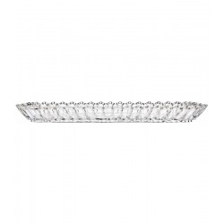Bandeja De Vidro Adely Decor 38 x 17,5 x 3,5cm